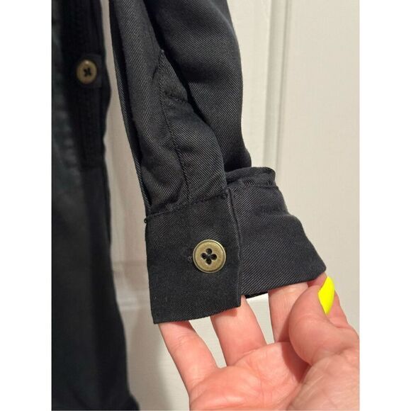 Anthropologie Holding Horses Imogen Floral Embroidered Shirt Dress Size 2 US - Picture 13 of 14